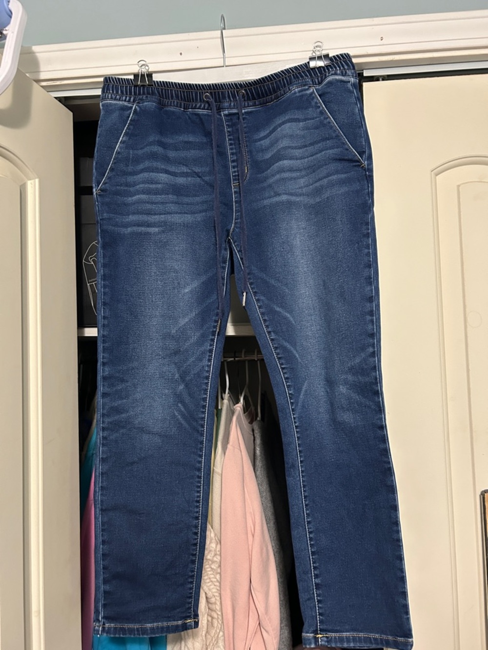 Women's Pull-On Ankle Jeans - Indigo Blue